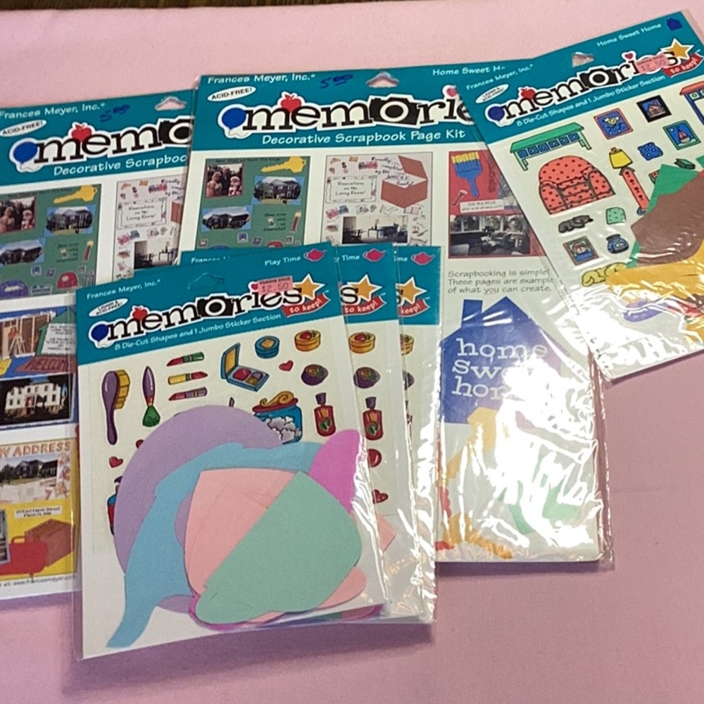 FINAL SALE PRICE Frances Meyer Scrapbooking Supplies Set of 6
